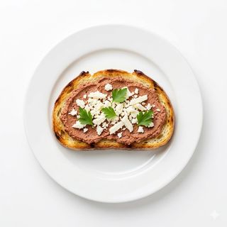 Tostada Paté Y Queso