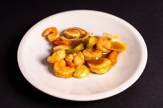 66. Gamberi al curry