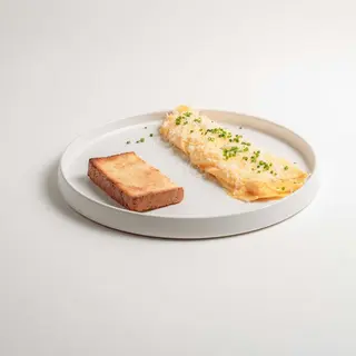 French Omelette With Cheese