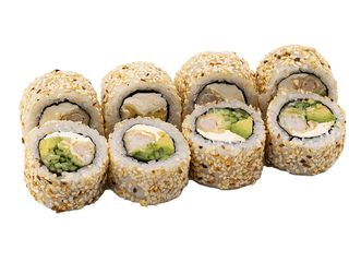 Philadelphia z krewetkami w sezamie (8 szt) (265g)