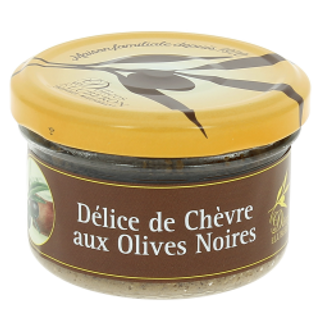 Delicii din brânzã de capra si masline negre 90 gr