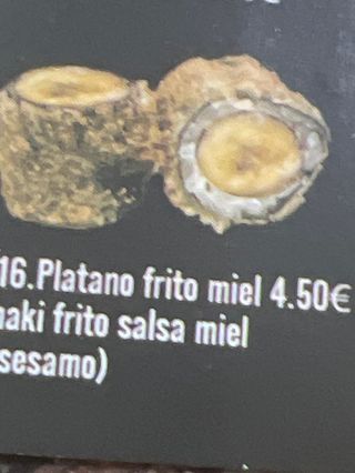 M16. Maki De Plátano Frito Con Miel (8 Pzs.)