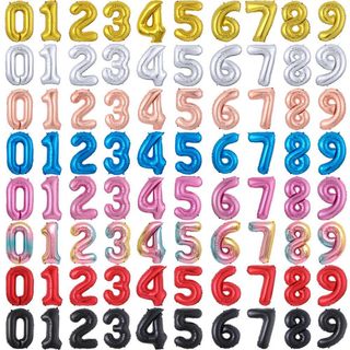 Balon 66cm u obliku broja 1500din