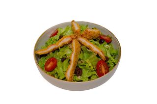 Салата Киноа с Хрупкаво пиле (350гр)