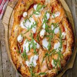 Pizza salmone (33 cm.)