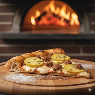 Patate e salsiccia dolce al trancio