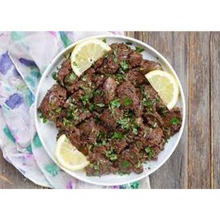 Liver Fry and  Ugali
