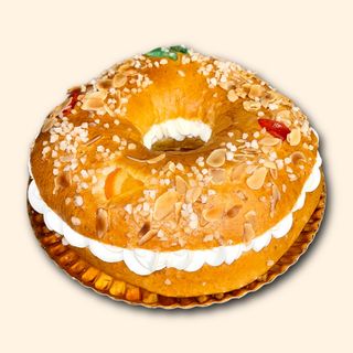 Mini Roscón de Reyes Con Relleno