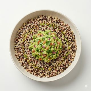 Ensalada De Quinoa Con Guacamole