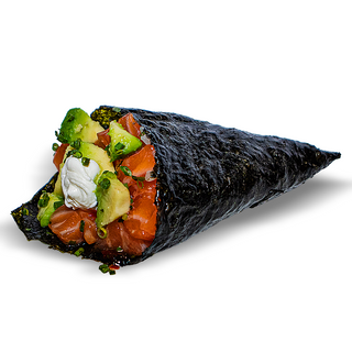 Temaki de Salmão com Abacate e Phila