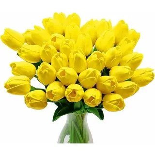 10 Pezzi tulipani giallo