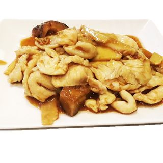 67a. Pollo alla piastra con porri e patate