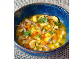 Ceviche de champiñones