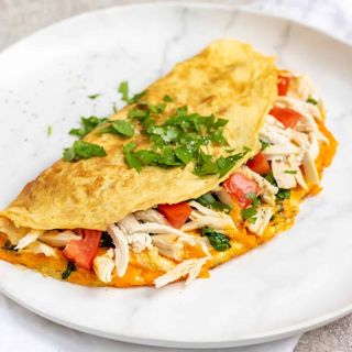 Chicken Or Beef Omelette