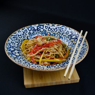  WOK с креветками