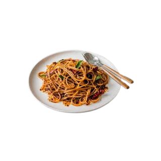 Chilli Garlic Fried Noodles with Beef