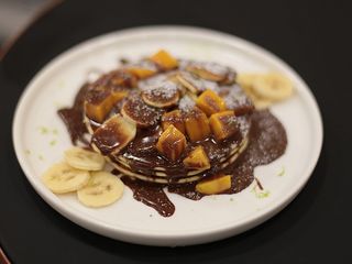 Панкейки з бананом та шоколадом (250г)