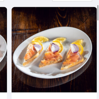 Bruschette cu somon afumat