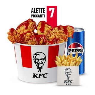 Menu Bucket 7 Alette piccanti Teriyaki Spicy