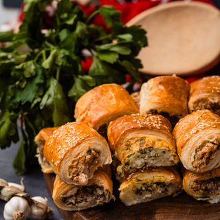 Mini-pateuri cu branza si spanac