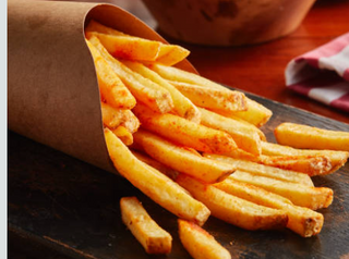 Porzione grande di patate