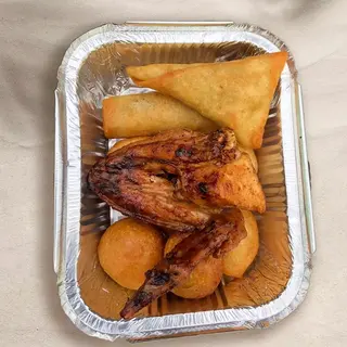 Small chops max with chicken