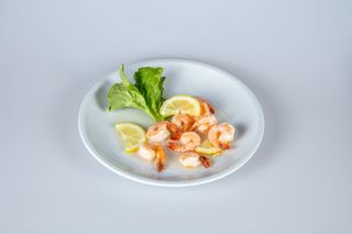 141. Gamberetti con salsa al limone