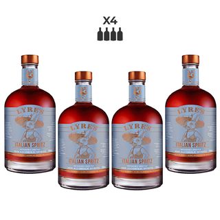 Pack 4 Lyre's Italian Spritz - Aperol Sin Alcohol Lyre's 4X700Ml