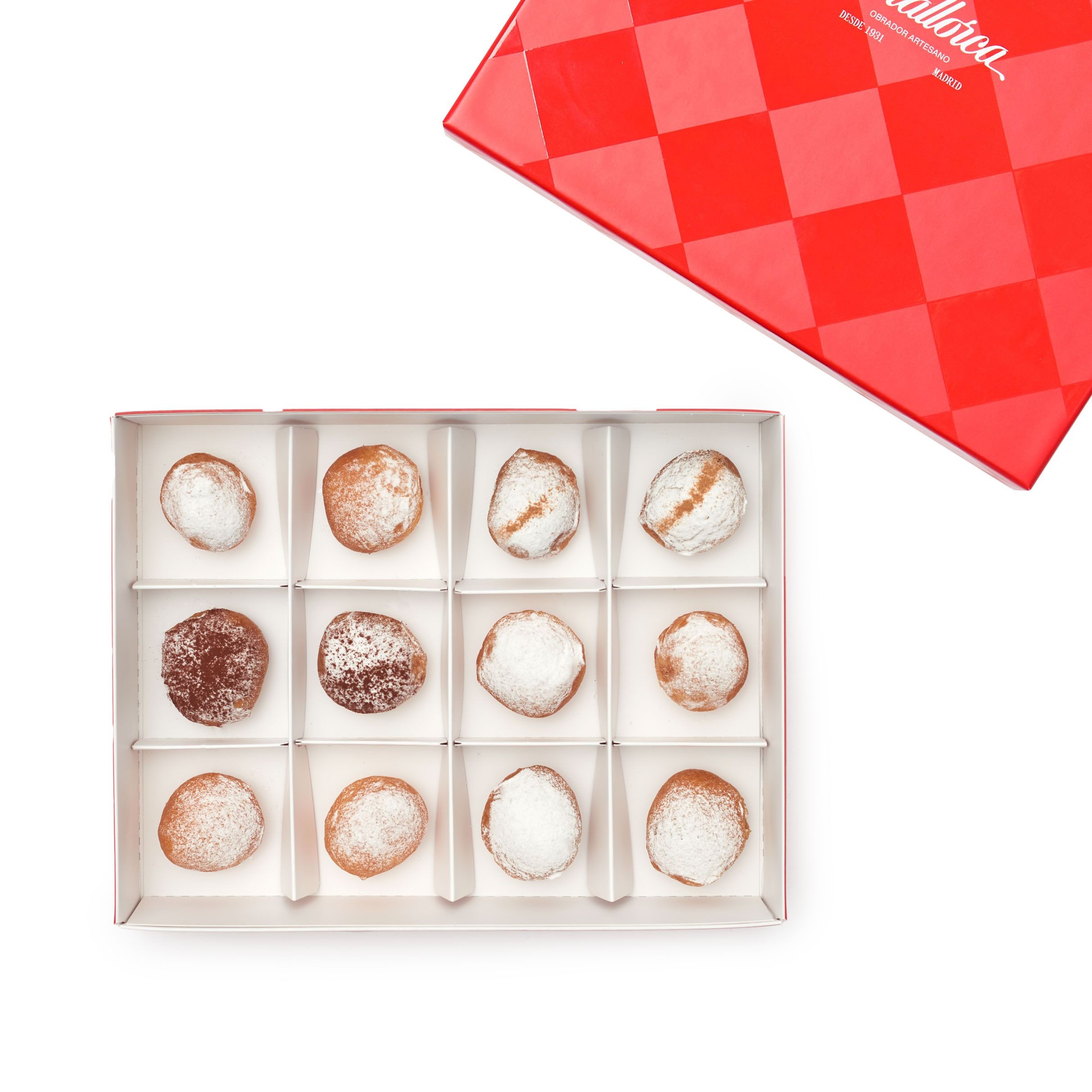 Caja de buñuelos 12 unidades
