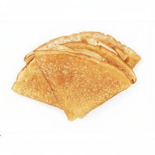 Crep De Jamón Serrano, Brie Y Huevo Frito