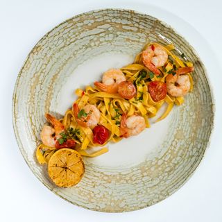 Linguini cu creveți