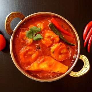Vindaloo krewetki