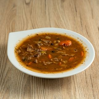 Flaki wołowe, pieczywo