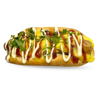 Хот-дог з овочами сирний (190г)