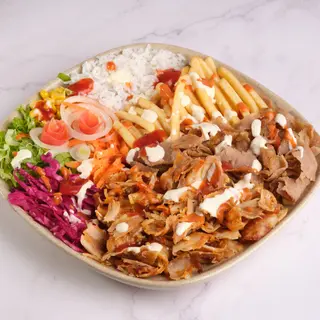 Kebab em Prato