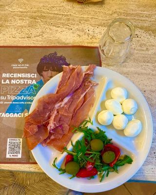 Prosciutto e mozzarella
