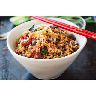 Chilli garlic rice with beef