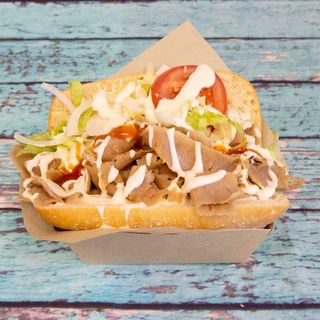 14. Kebab abierto falafel