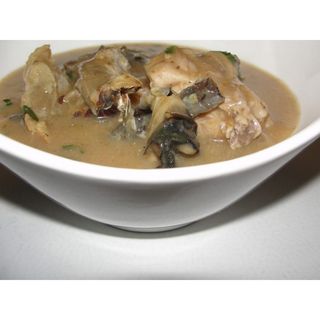 White Soup with Choice of Swallow and Beef