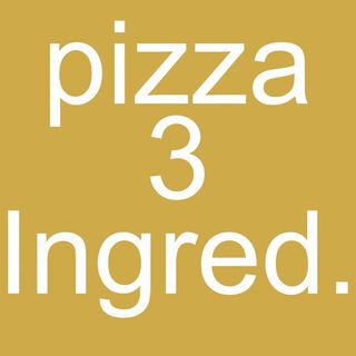 Pizza al gusto 3 ingredientes (30 cm)