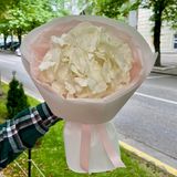 Букетик-комплімент «Біла гортензія»