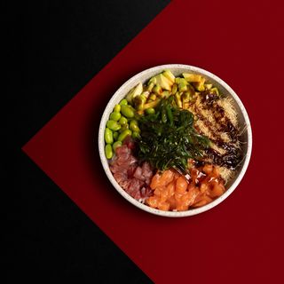 Poke mix tonno e salmone