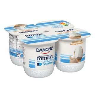 Yogur Azucarado Natural Danone Pack 4x120 Gr.