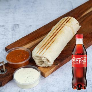 Kebab Rollo + Coca-Cola 0,5l