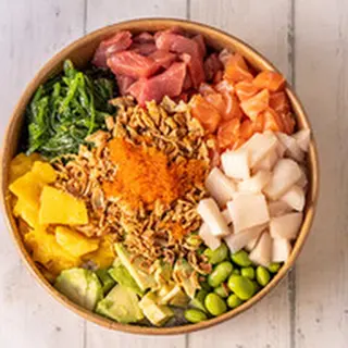 Tri Poke + drinks