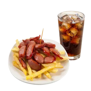 Menú Salchipapas Grande