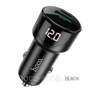 Автомобильное зарядное устройство Z42 Hoco, Black 