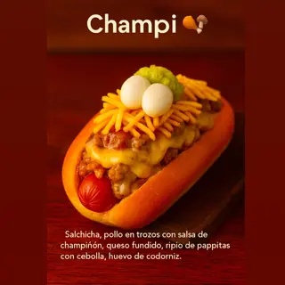 Hot dog champi