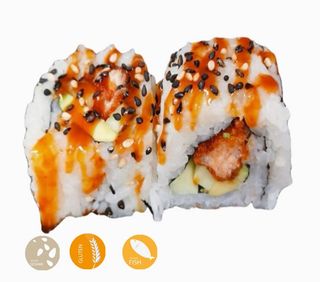 Roll Tempura Salmón (8 Pzs.)