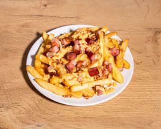 Batata com Cheddar e Bacon